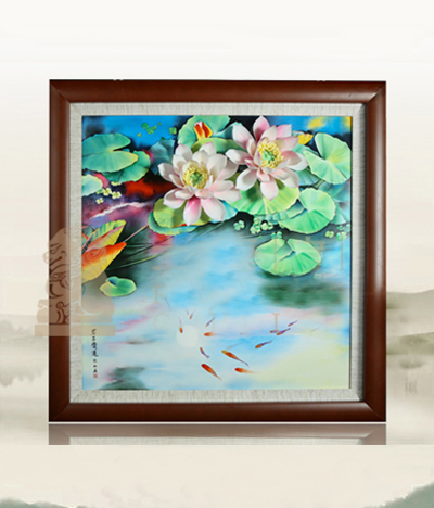 【瓷板画】爱莲说